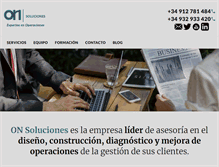 Tablet Screenshot of onsoluciones.com